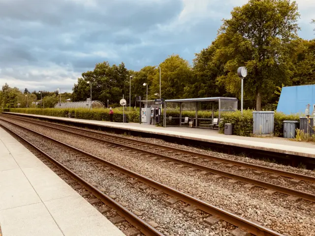 Billede af Hinnerup Station.