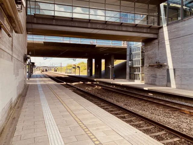 Billede af Ørestad Station.