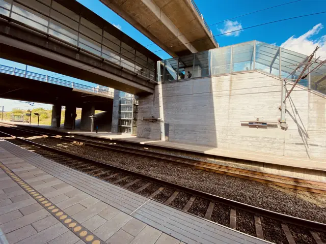 Billede af Ørestad Station.
