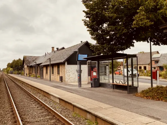 Billede af Årslev Station.