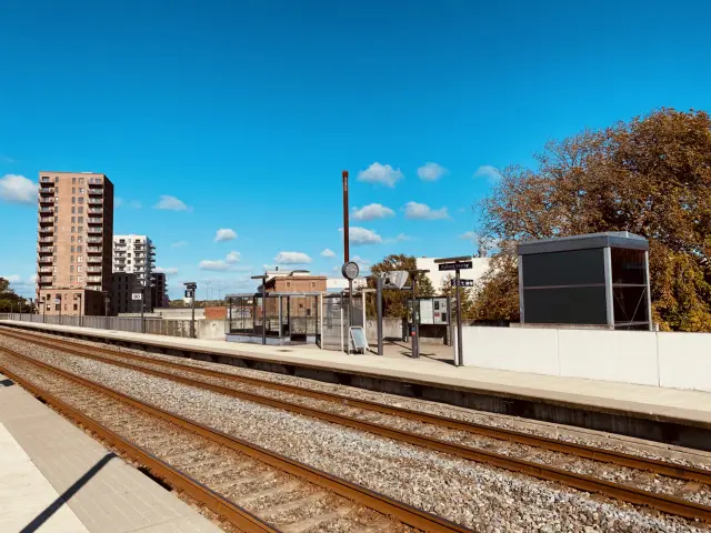 Billede af Aalborg Vestby Station.