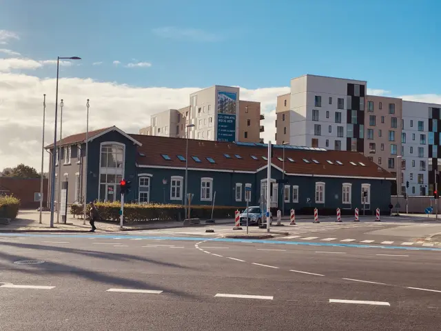 Billede af Aalborg Privatbane Godsbanegård.