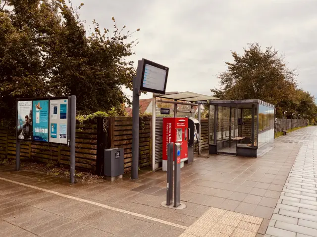 Billede af Odense Sygehus Station.