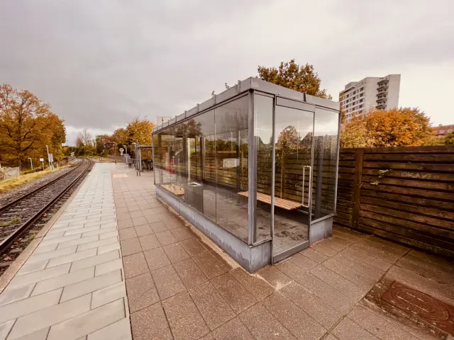 Billede af Odense Sygehus Station.