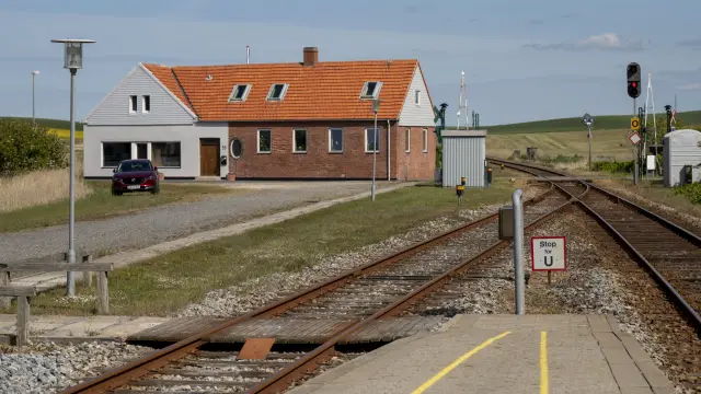 Billede af Strande Station.