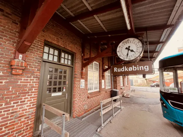 Billede af 24 timers uret på Rudkøbing Station.