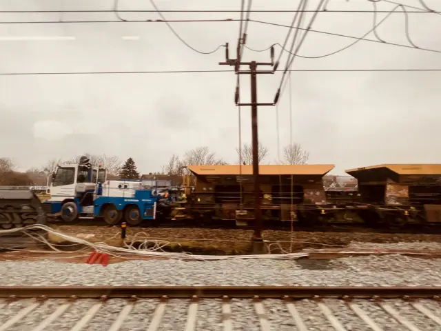 Billede af ombygningen på Slagelse Station.