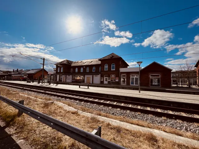 Billede af Odder Station.