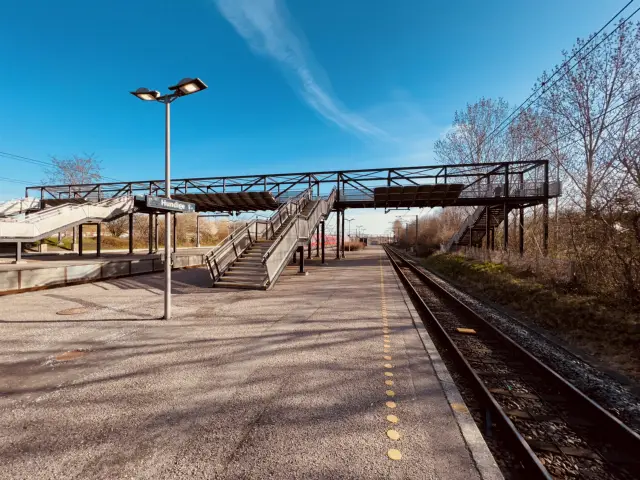 Billede af Hundige S-togsstation.