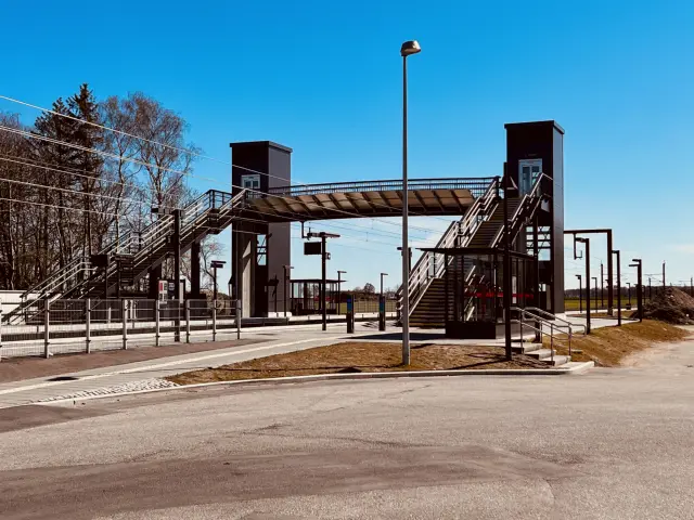 Billede af Nørre Alslev Station.