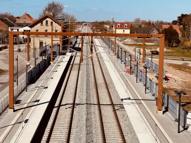 Billede af Nørre Alslev Station.