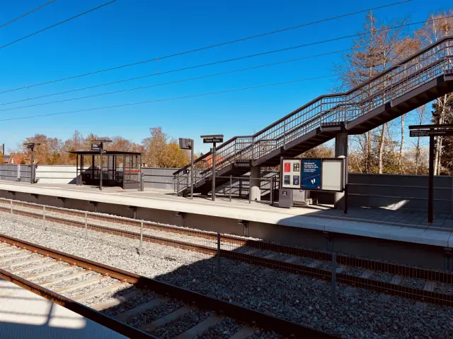 Billede af Nørre Alslev Station.