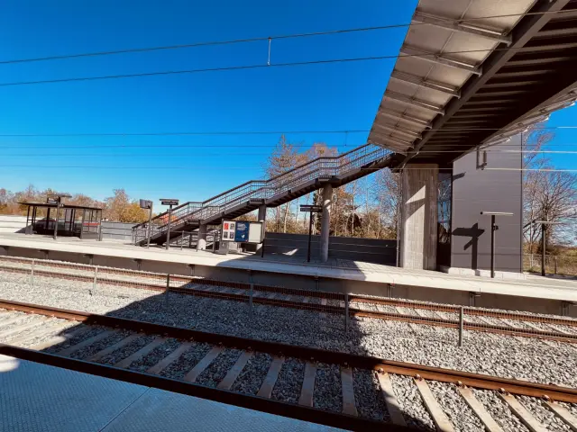 Billede af Nørre Alslev Station.