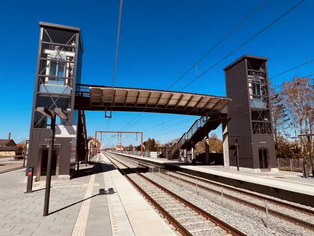 Billede af Nørre Alslev Station.