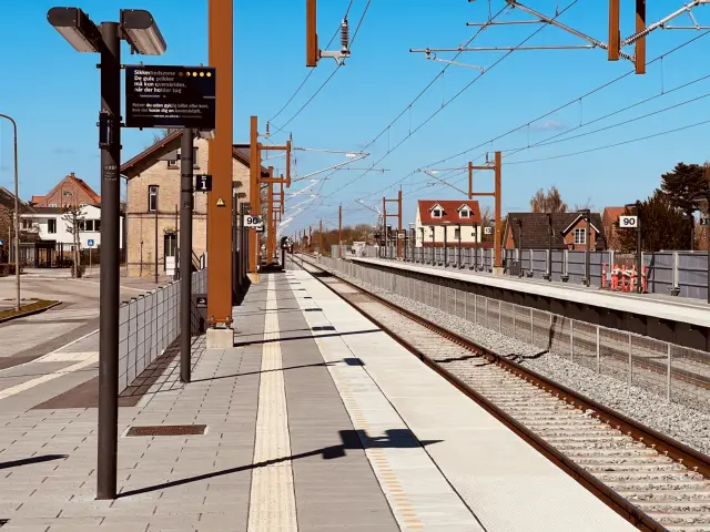 Billede af Nørre Alslev Station.