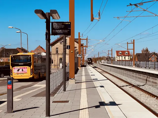 Billede af Nørre Alslev Station.