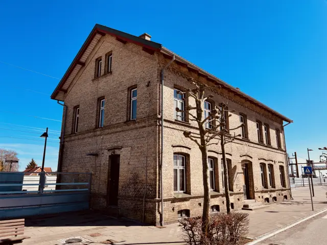 Billede af Nørre Alslev Station.