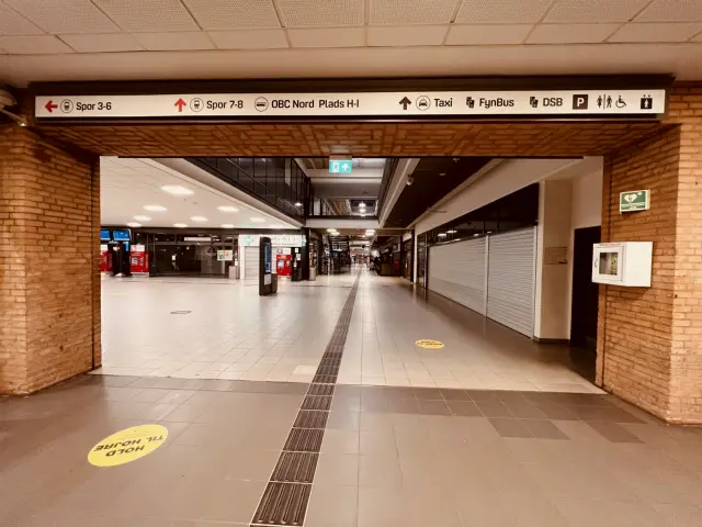 Billede af Odense Banegård Center.