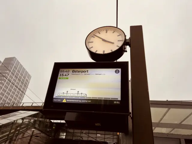 Billede af Ørestad Station.