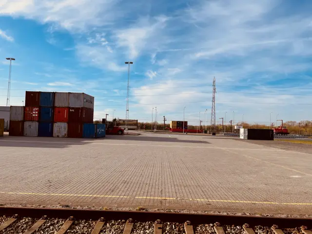 Billede af Taulov Kombiterminal.