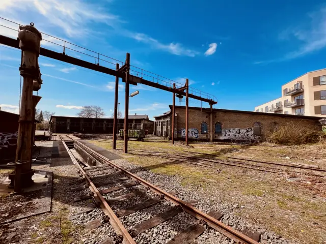 Billede af Roskilde Stations vandkran.