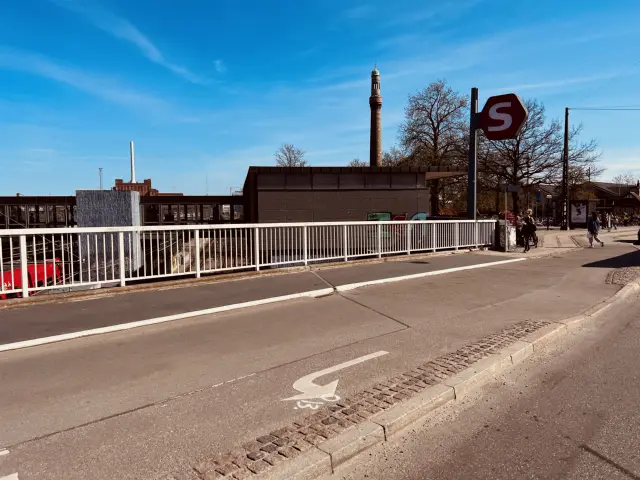 Billede af Svanemøllen S-togsstation.