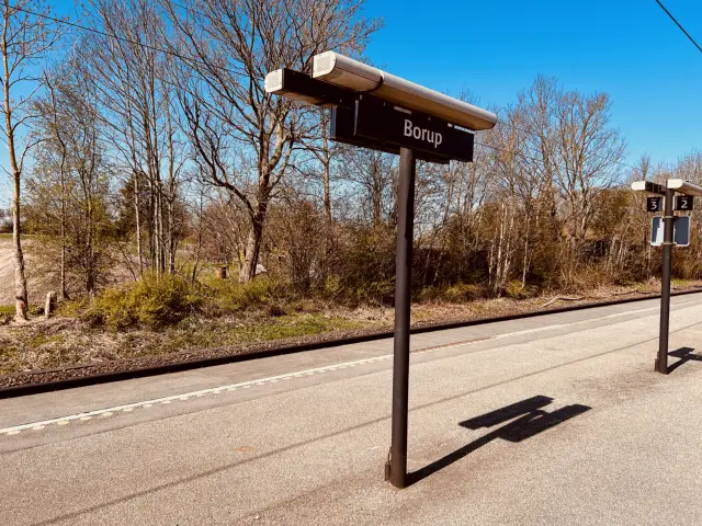 Billede af Borup Station.