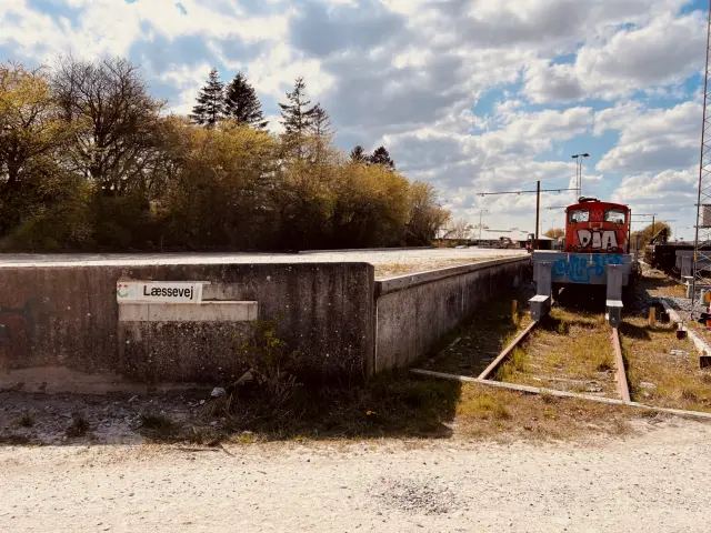Billede af Ringsted Stations læsserampe.