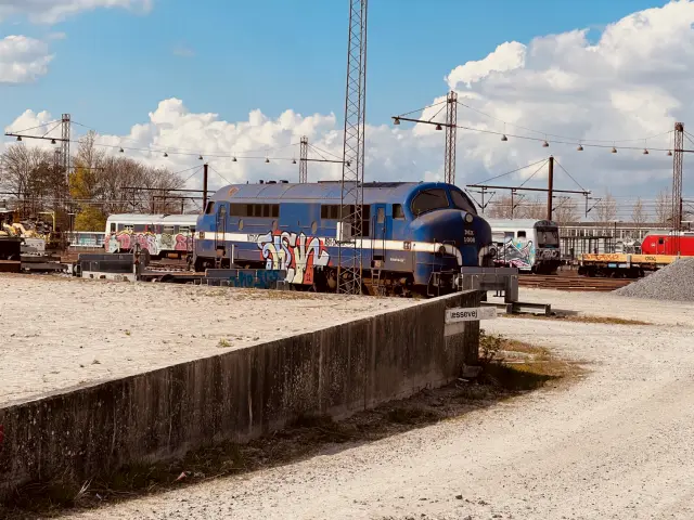Billede af Ringsted Stations læsserampe.