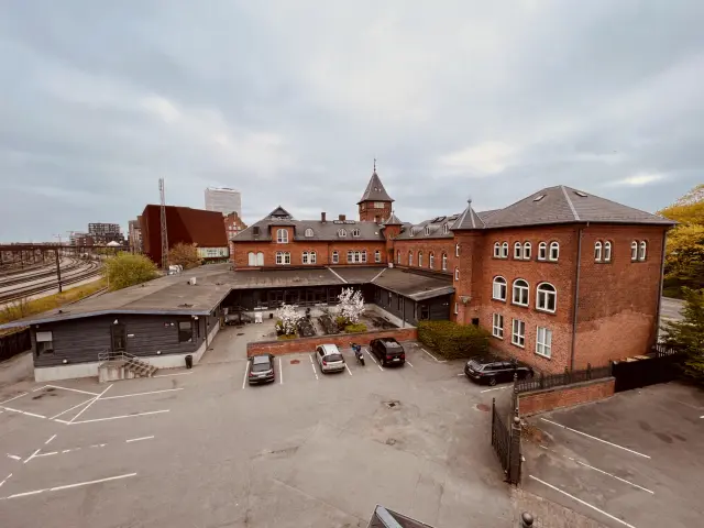 Billede af Østerport Stations remise.