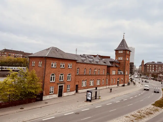 Billede af Østerport Stations remise.