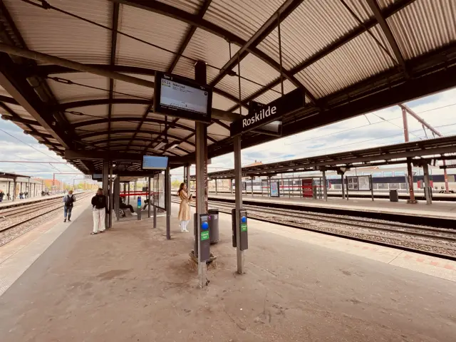 Billede af Roskilde Station.