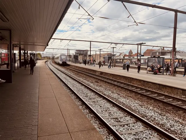 Billede af Roskilde Station.