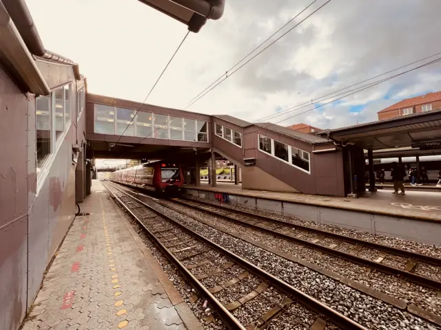Billede af Valby Station.