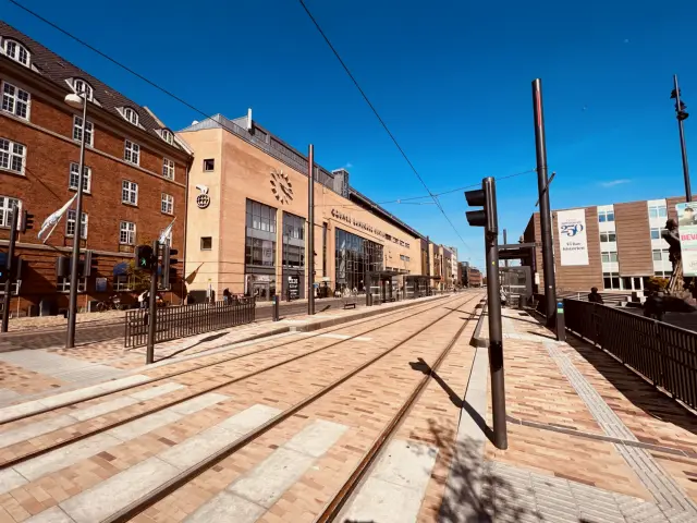 Billede af Odense Banegård Center.