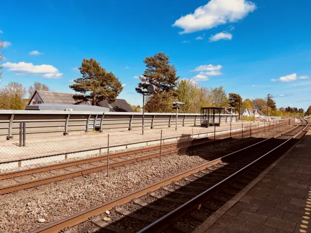 Billede af Børkop Station.