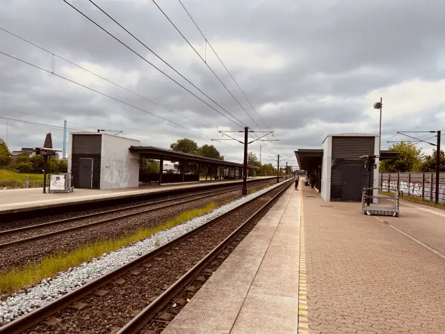Billede af Trekroner Station.