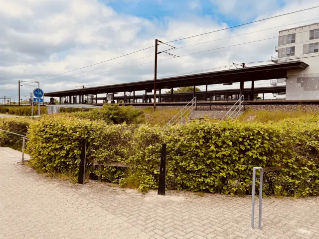 Billede af Trekroner Station.