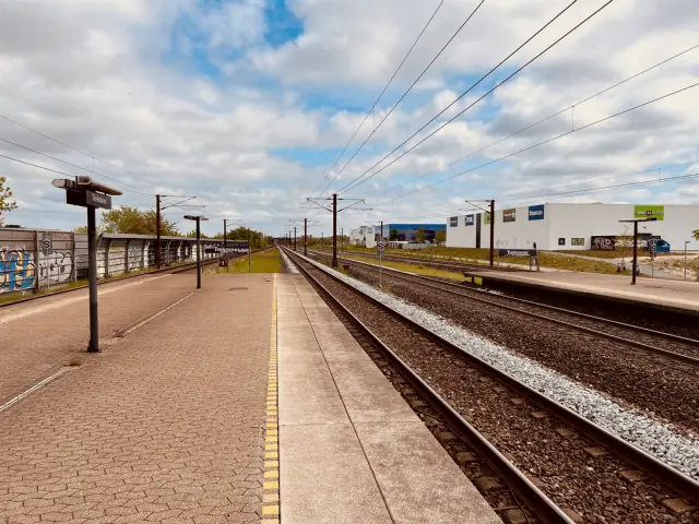 Billede af Trekroner Station.