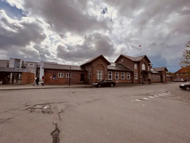 Billede af Grenaa Letbanestation.