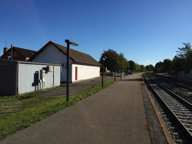 Billede af Eskilstrup Station.