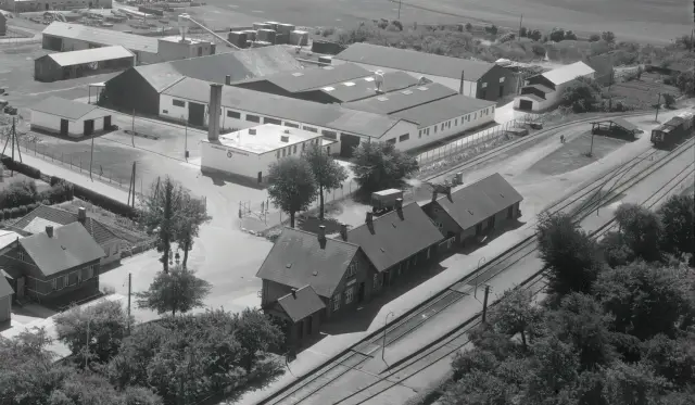 Billede af Glamsbjerg Station.