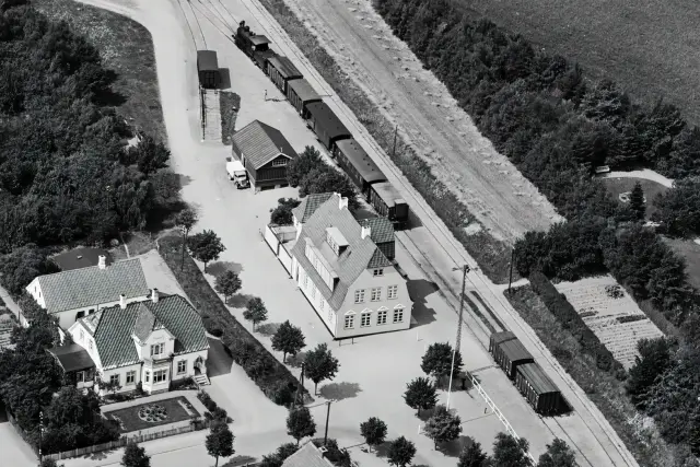 Billede af Horslunde Station.