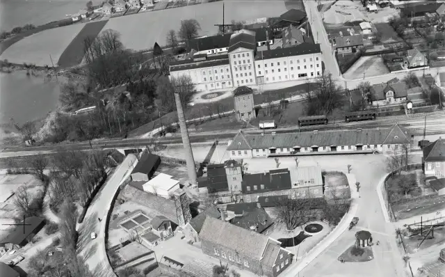 Billede af Maribo Stations varehus.