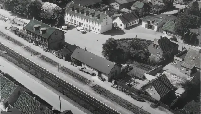Billede af Nørre Alslev Station.