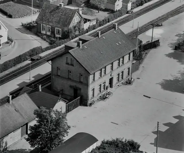 Billede af Nørre Alslev Station.