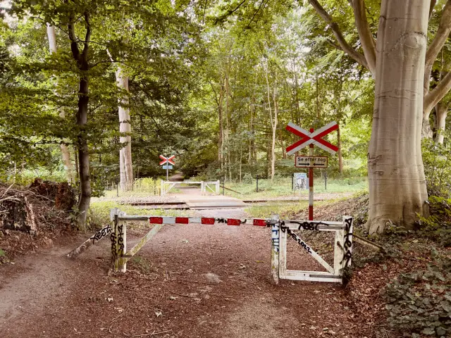 Billede af Slotsparken Trinbræt - Trinbræt er nedrevet, men Slotsparken Trinbræt har ligget her.