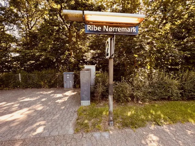 Billede af Ribe Nørremark Station.