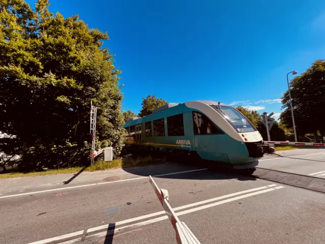 Billede af ARRIVA AR 1022 fotograferet ud for Ribe Nørremark Station.