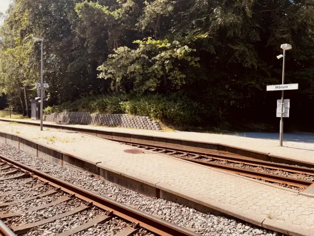 Billede af Mårum Station.